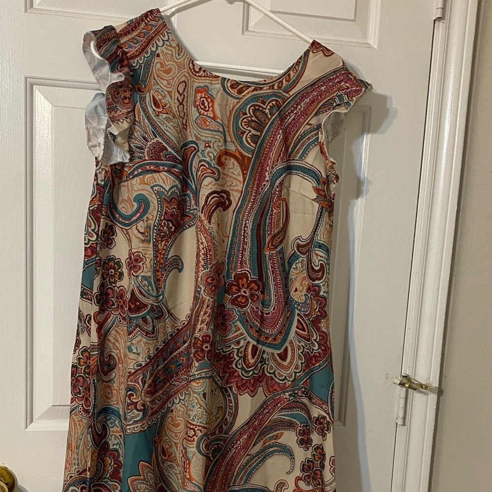 Paisley Maxi Dress - Multicolor